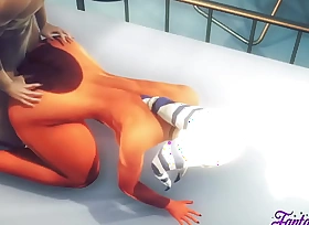 Star Wars Hentai - Ahsoka Hard Sex in a Sanatorium Bed - cartoon manga anime porn