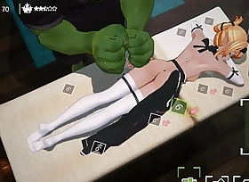 Orc Rub down [3D Hentai game] Ep.1 Oiled Rub down first of all kinky elf