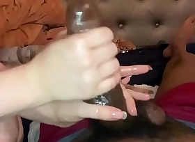 Blonde Horny StepMom Makes Son Cum In all directions from In Her Hand With Amazing Handjob