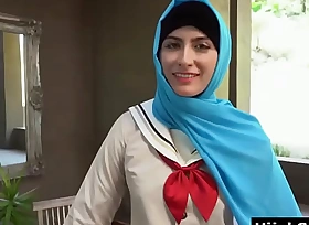 Girl just about hijab trained how to fuck