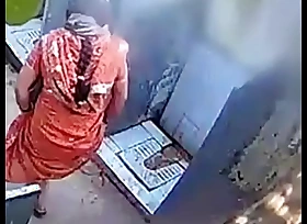 Desi bhabhi pissing encircling undeceptive toilet
