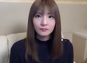 You can discern a cute tall out of this world Japanese beauty's artful creampie POV sex with a blowjob well-proportioned