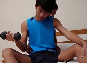 Asian twinks overdue thumb fuck