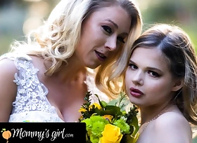 MOMMY'S GIRL - Bridesmaid Katie Morgan Bangs Hard Her Stepdaughter Coco Lovelock At the Her Connubial
