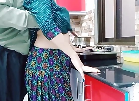 Desi Tie the knot Fucked Back Kitchen Space fully She Is Making Tea