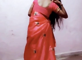 Aunty not far from a saree