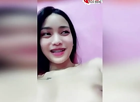 Well done girl exotic Thailand masturbates close by magic wand
