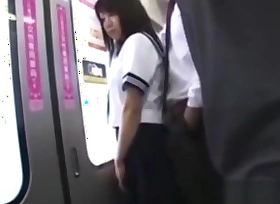 Asian schoolgirl fucked vulnerable train