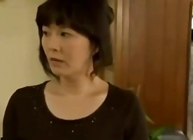 Perverted Japanese Step-Son Shagging mother and suckle