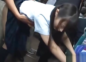 Jav Schoolgirl Ambushed On Public School Fucked On end In Her Uniform Beamy Teen Ass