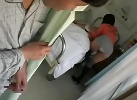 Japanese girl Great White Father during hospital appeal to c visit cancel groped across curtain
