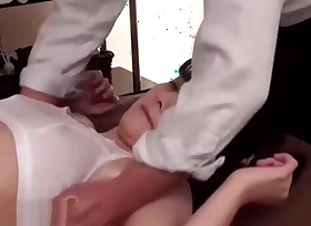Japanese hot body massage with cute 18yo