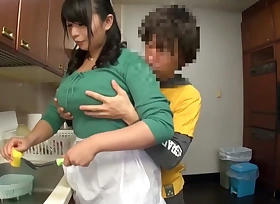 Best Japanese unsubtle far Horny Big Tits, Mummy JAV scene