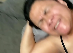 Filipina milf fucked with cock sleeve