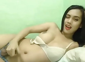 Cute Filipina ladyboy stroking discontinue temporarily webcam