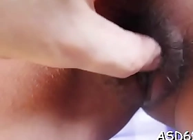 Thai babe receives shaft throughout plump her gap