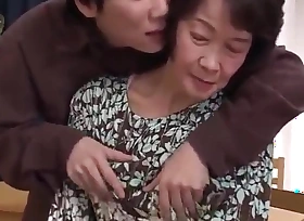 Japanese 70 Year Old Granny Gets Fucked By 2 Young Bodies