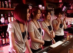 Swinger Sex Orgy yon Petite Asian Teens in Japanese Club