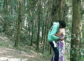 Indian Aunty Breakup Sex with Young Boyfriend! Jungle Sex