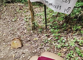 Outdoor Creampie for Horny Filipina (we almost got caught)