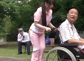 Subtitled strange japanese half unembellished caregiver battle-cry readily obtainable home