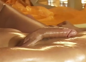Exotic Blonde Gives A Stellar Cock Massage Moment