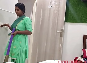 The hot maid Kaanta Bai caught red handed and fucked permanent all in all her holes