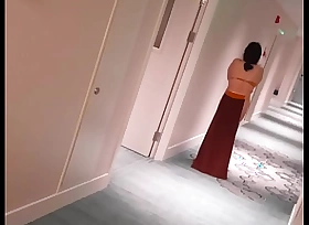 Beijing Dom: Chinese slave walking encircling hotel