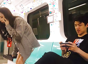 Horny Beauty Heavy Boobs Asian Teen Gets Fuck By Stranger In Public Train