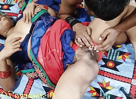 Indian Village Wife Sex Helter-skelter Saree surrounding her Husband And Enjoying Hardcore Fuck. Desi Saree Anal Sex.