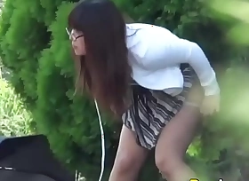 Asian cosset pees abroad