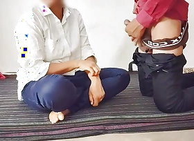 Indian step-sister was not coming out of room, so when took out his thick cock, Soniya was shocked