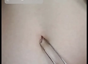 Japanese Belly Button Fetish Tweezers Uncovering