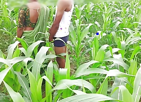 Bhabhi ko devar ka kala mota lund aaya lisand, corn field me bhabhi ki chudai outdoor Hindi audio