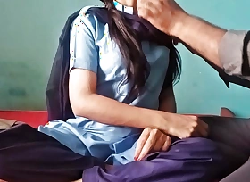 Desi Innocent School Girl fucked hard by Devar and Cum her on Body