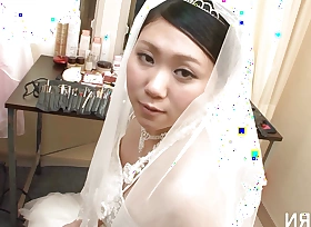 Fucking Sexy Japanese Wife Dressed for a Wedding