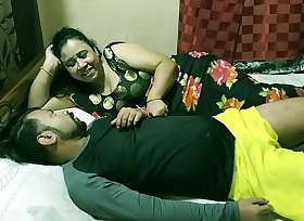 I cum after entering my dick inside sexy bhabhi wet pussy! She was playing with superficial hindi audio