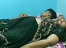 Indian hot stepsister getting fucked by junior readily obtainable midnight!! Real desi hot sex