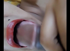 Indian hard-core blowjob, Indian girl deepthroat blowjob