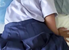 French tourist fuck a 18 years old Thai student in uniform