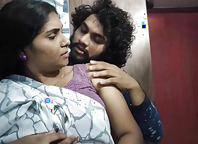 Vaishnavy added to Sharun Raj hot saree romance part 2, Neck lick romance with brim lock added to pair press, Mallu couple hot pair unnerve