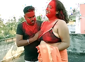 Casual 18yrs Tamil boy hardcore sex down two Milf Bhabhi!! Best amateur triptych sex
