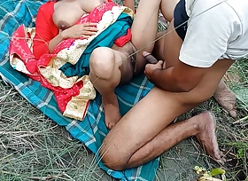 clear new bangla coitus bhabhi fucked by secretly red-hot saree to the jungle and have sex, doggy style coitus Romantic Bonny