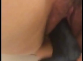 Using atop a BBC dildo atop will not hear of pussy