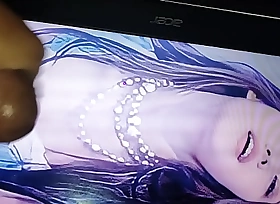 Sana made me cum on her chest