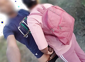 Indian School girl Outdoor jungle Sex viral video MMS