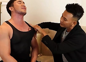 Mr Tong loves to measure his nipples! Model interview First Families of Virginia for GNL-Models