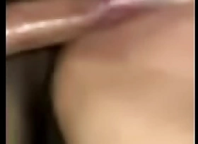 Tinder Asian girl dripping orgasm while rendering doggy