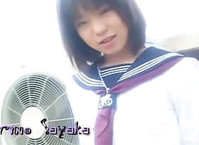 Japanese schoolgirl sucks schlong uncensored