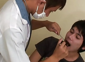 Sustenance Asian patient barebacked by doctor for cumshot